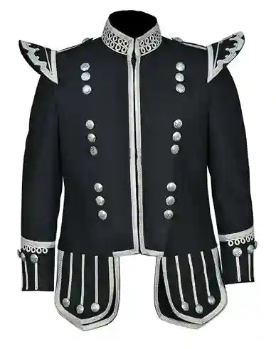 Black Guards Drummer Doublet Tunic Jacket